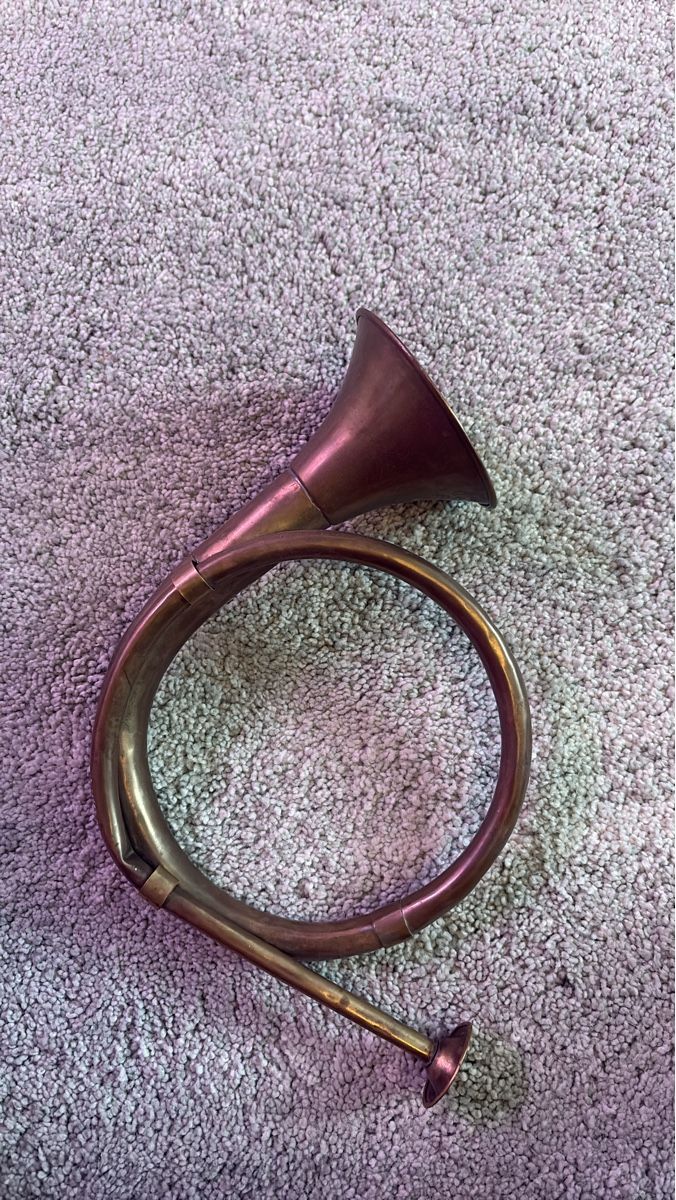 Musikinstrumente: Altes Jagdhorn / Posthorn aus Messing - Deko oder Sammler – Gebraucht aus Geroldswil von Fiury