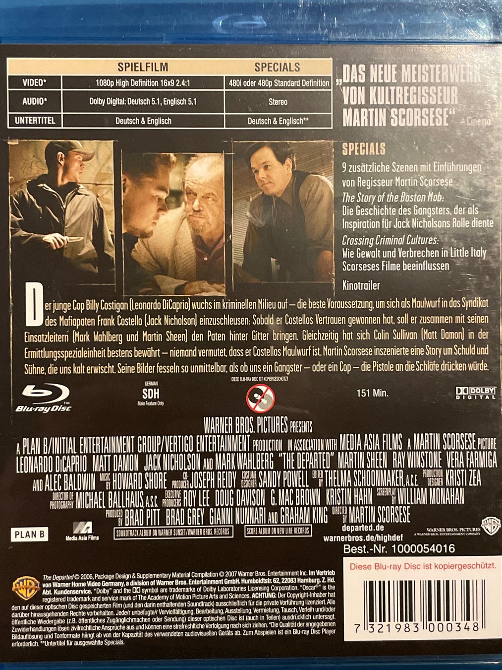 Alle DVDs: Departed : Unter Feinden (2006) – Neu (gemäss Beschreibung) aus Waldenburg von Gonzo8 1