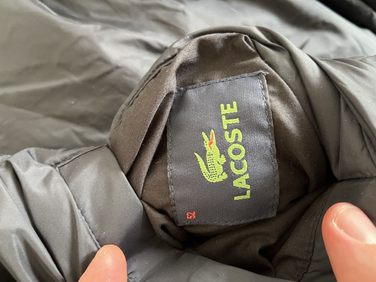 Lacoste Giacche: Lacoste Vintage Bomber Jacket Size 52 Reversible missing zip – Usato da Lausanne venduto da Danash 7