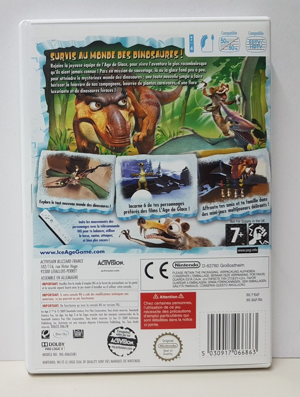 😎Ice Age 3 Le Temps des Dinosaures Wii (Gebraucht) in Schüpfheim für ...