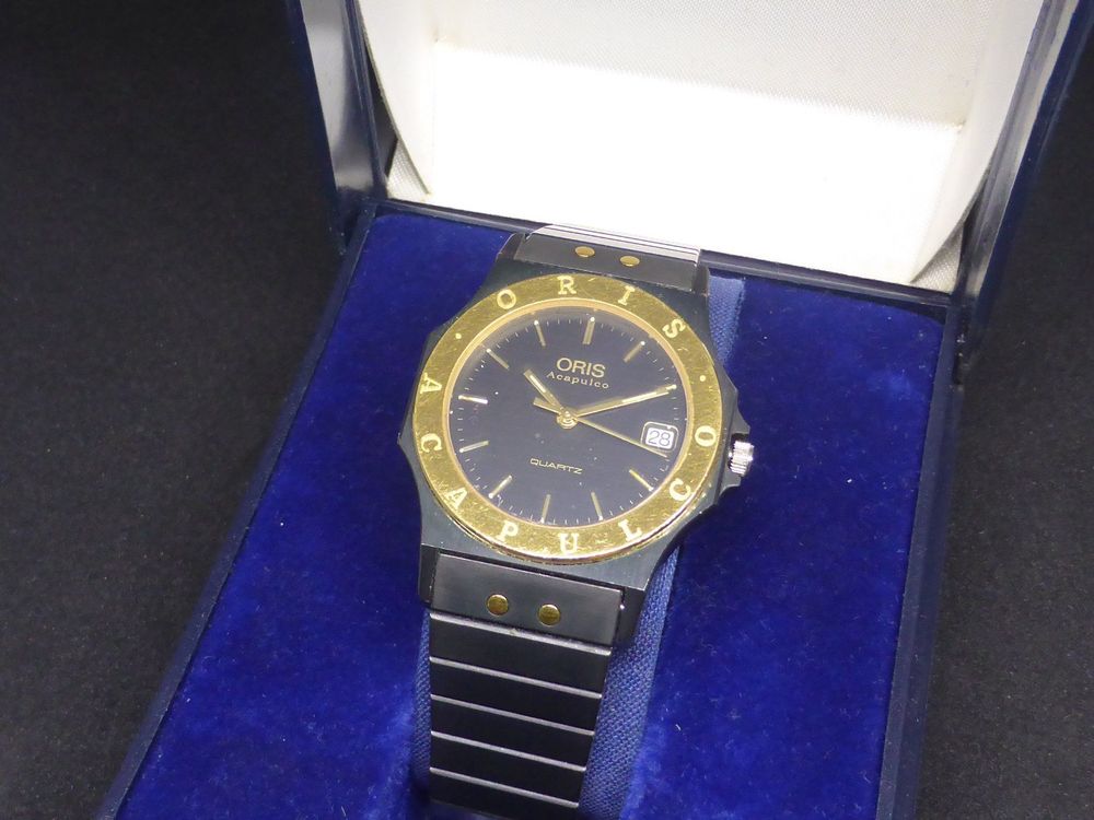 Montre-bracelet Vintage Femme ORIS Star Acapulco 7362 Deux Tons - Pour Pièces/réparation Uniquement