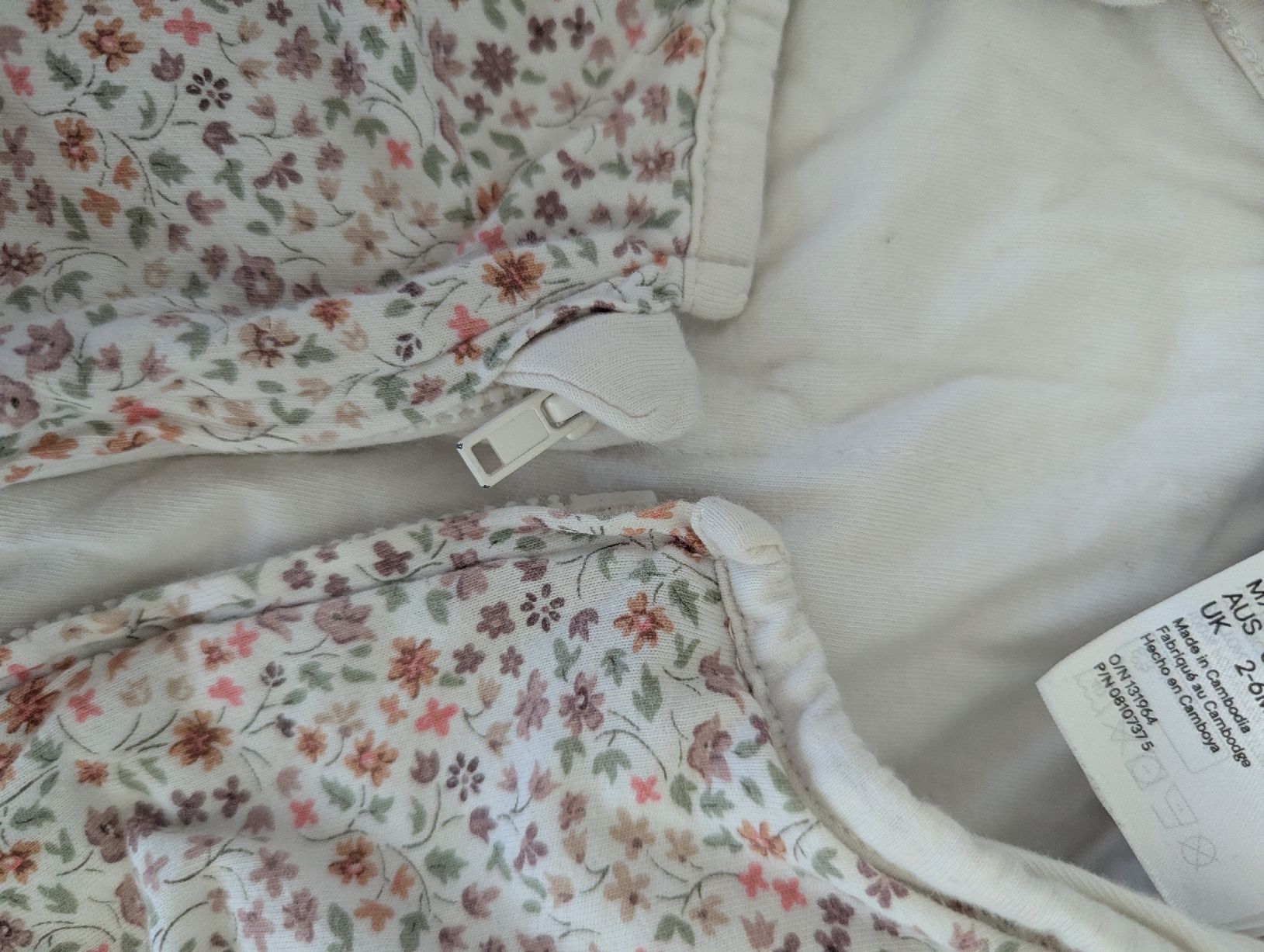 H&M Sacchi a pelo: H&M Babyschlafsack Blumenmuster 62/68 – Usato da Berneck venduto da Pake1808 3