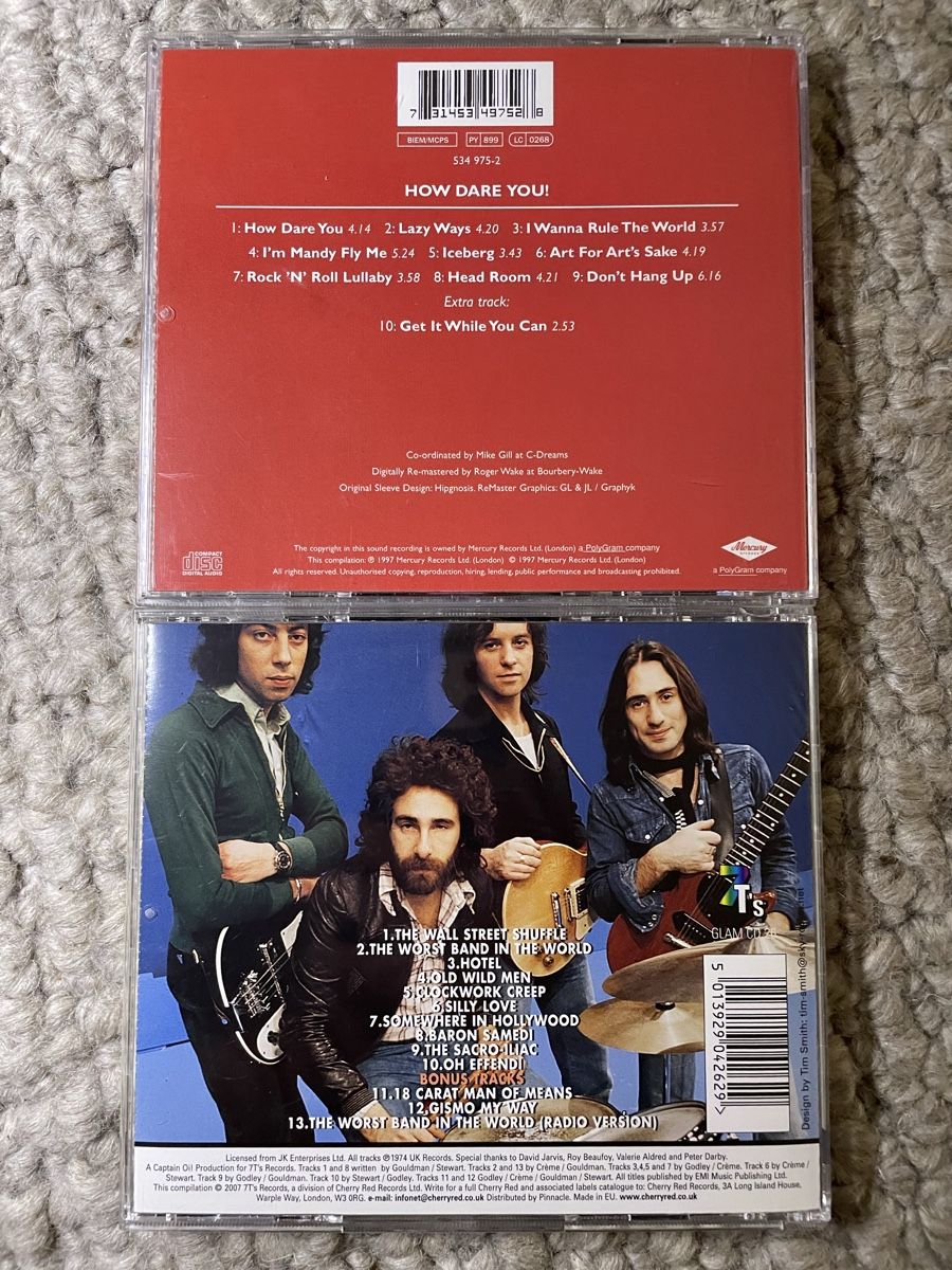 CDs: 2x 10cc (1x Digitally Remastered) – Neu (gemäss Beschreibung) aus Reinach AG von trigger7811 2