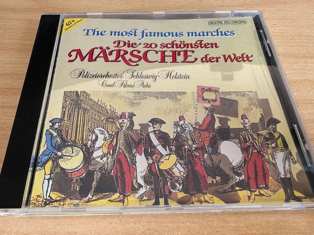 20 Der Schönsten Schweizer Märsche CD © 1993 Militär Musik (Gebraucht) In Bellach Für CHF 6