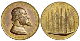 Italien, Medaille 1886, Mailänder Dom