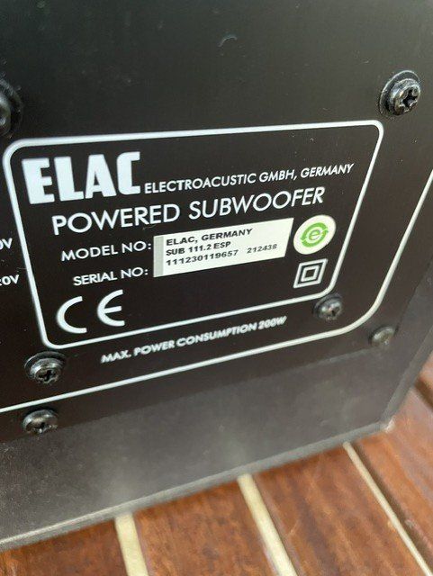 Elac Casse acustiche: Subwoofer Elac Sub 111.2 ESP – Usato da Ennetbaden venduto da djpejic 5