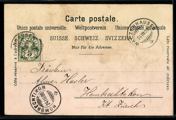 Ansichtskarten: Litho Oberegg, Totalansicht, Kapelle auf – Gebraucht aus Berlin von bartko-reher 1