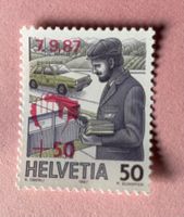 Spezial Briefmarke Briefträger 50Rp Pöstler