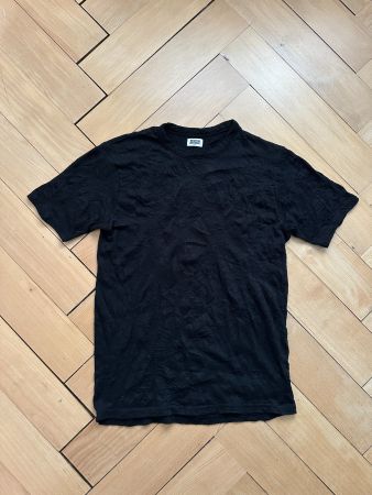 WEEKDAY - T-Shirt schwarz strukturiert S