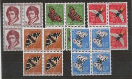 4er Block Serie Pro Juventute 1955 Postfrisch **ohne Falz!