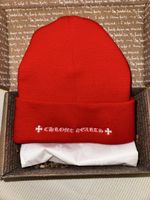 Chrome Hearts Beanie Mütze Rot