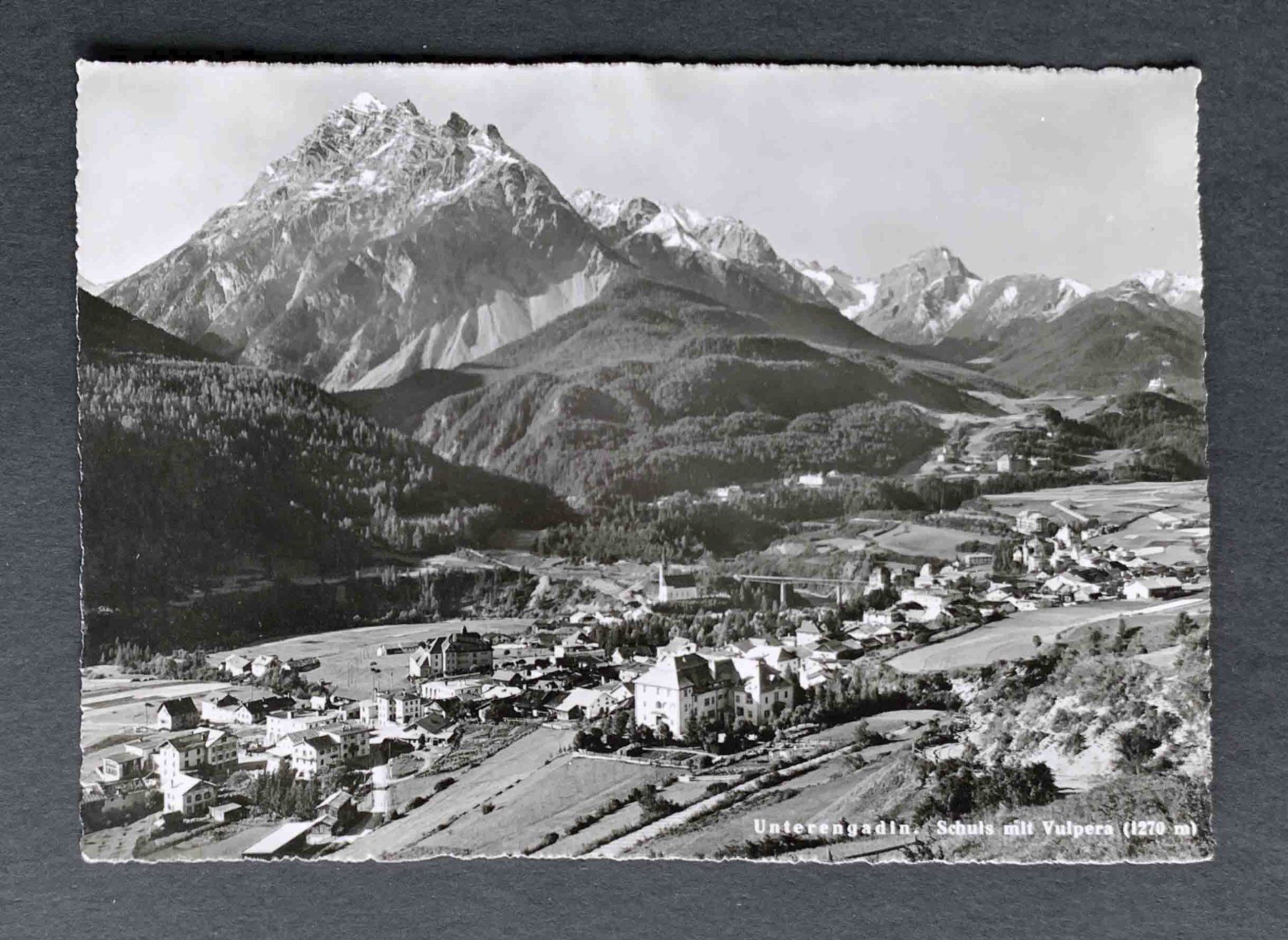 Cartoline postali: AK Unterengadin Schuls mit Vulpera – Usato da Goldau venduto da artelier1