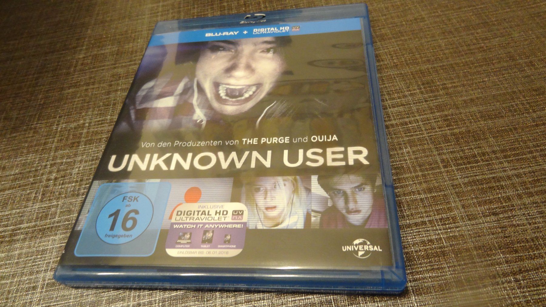 Alle DVDs: Unknown User BLU-RAY – Gebraucht aus Olten von Disc-Verkauf