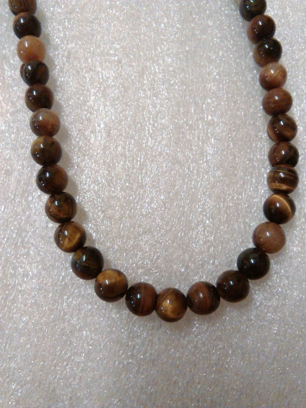 Catenine: STRAND KETTE ECHT KATZENAUGEN;BRAUN – Nuovo (secondo la descrizione) da Basel venduto da bijoutrie_4 1