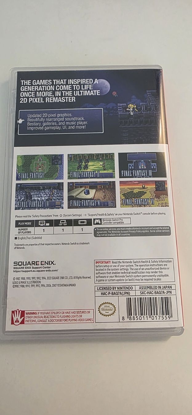 Nintendo Spiele: Final Fantasy I-VI Pixel Remaster Nintendo Switch  – Neu (gemäss Beschreibung) aus Thônex von jojoeu55 1