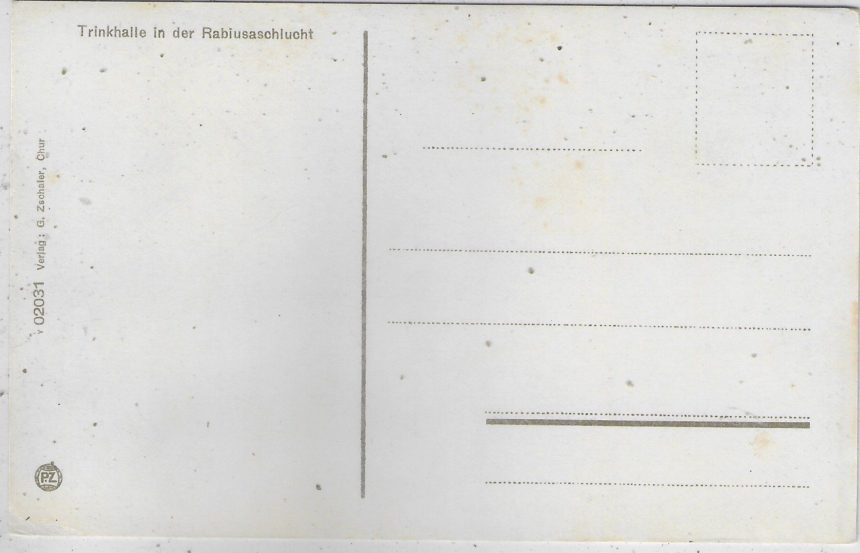 Cartoline postali: Trinkhalle in der Rabiusaschlucht – Usato da Ettingen venduto da Kartenplanet 1