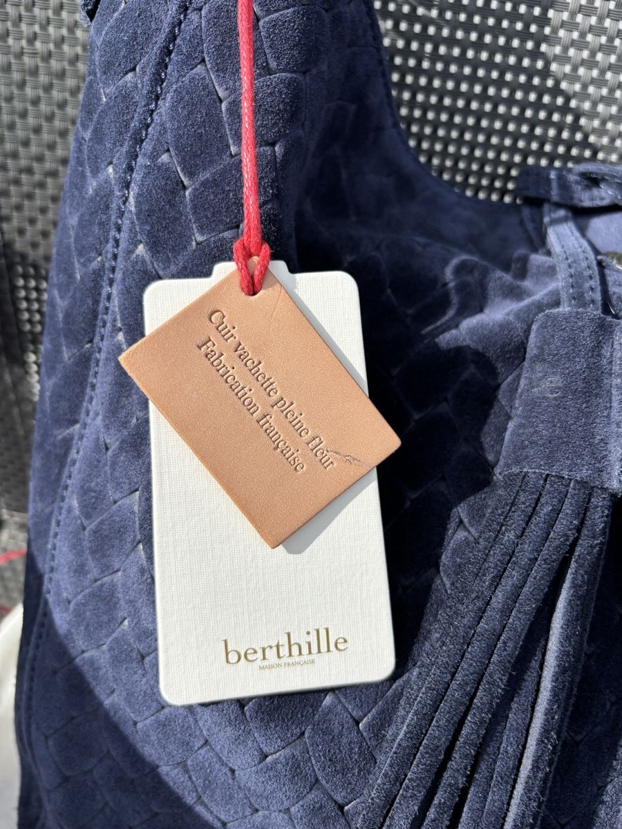Borse da donna: BERTHILLE - Sac Hobo NEUF Navyblue – Nuovo e nell'imballaggio originale da Chardonne venduto da teenyweeny 1