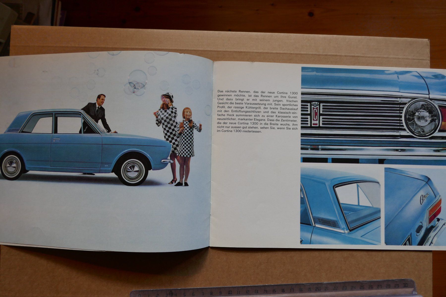 Ford Dokumente: FORD Cortina   Originalprospekt – Gebraucht aus Madiswil von ML911 1