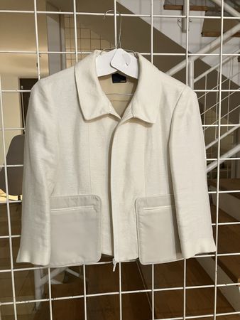 Fendi - veste courte en soie tissée 