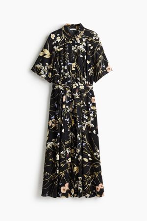 Elegantes Sommerkleid mit Blumenprint von H&M (Grösse XS)