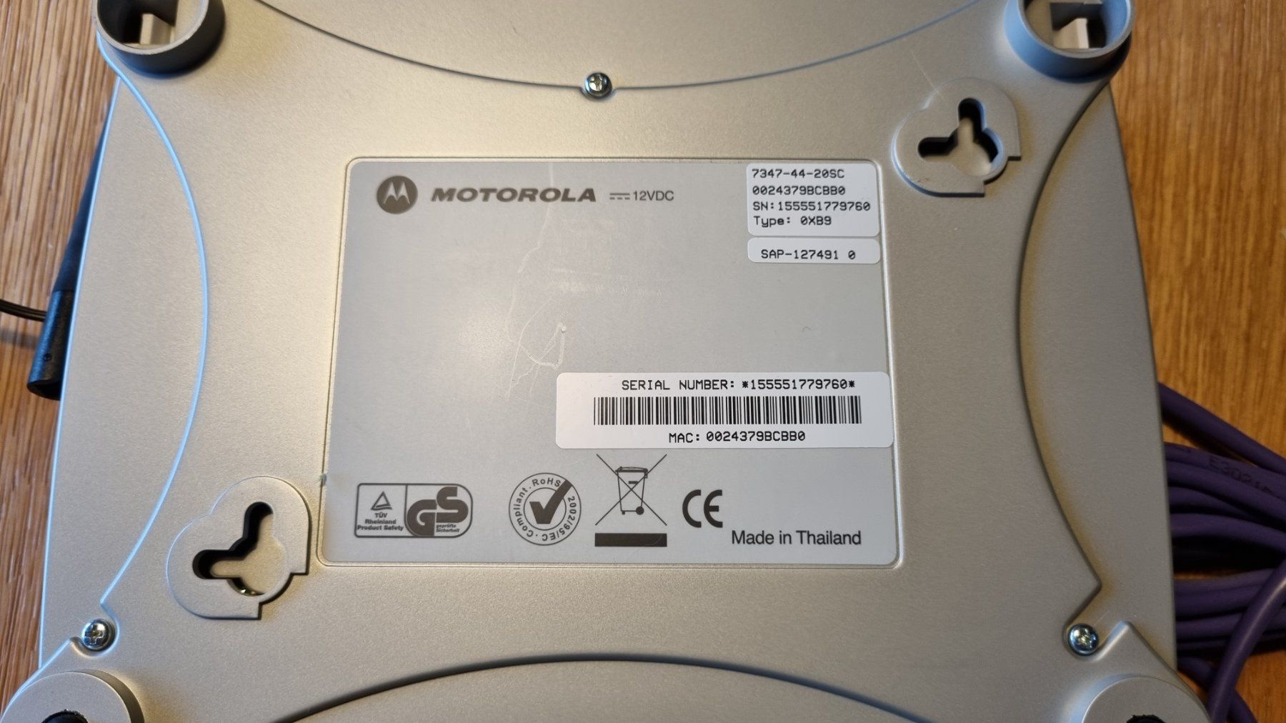 Modems & Router: Motorola modem router Analogique DSL WiFi – Gebraucht aus Couvet von Mima0077 3