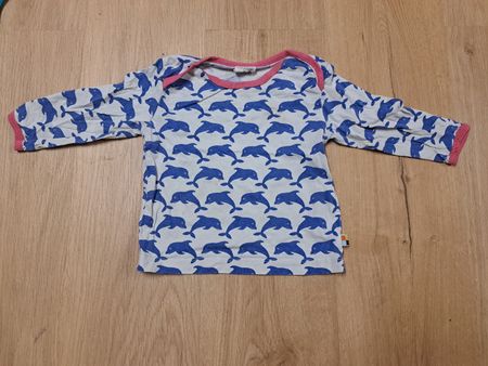 Langarmshirt Dolphins 74/80 guter Zustand
