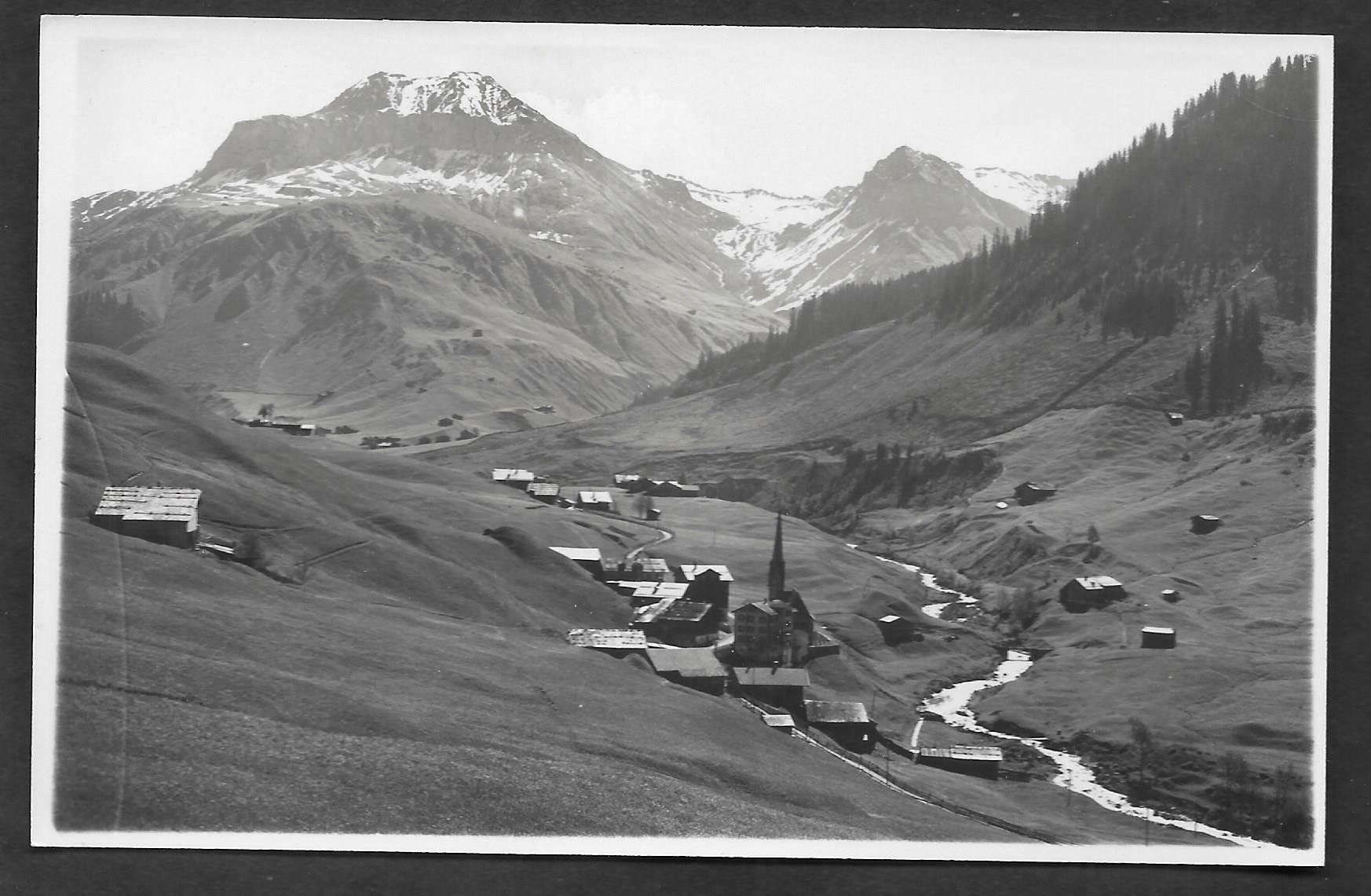 Cartoline postali: St. Antönien mit Schollberg – Usato da Olten venduto da clotaldi