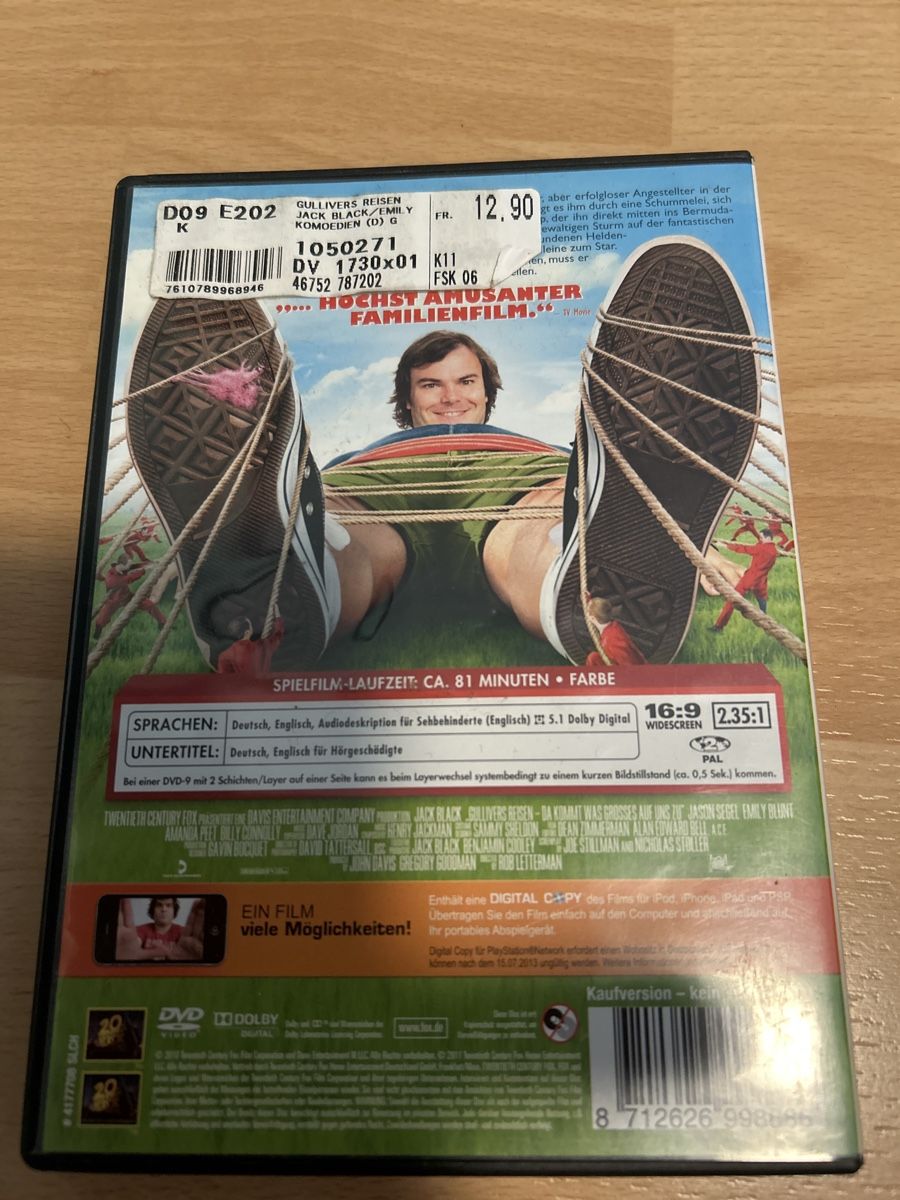 Tutti i DVDs: DVD- Gullivers Reisen – Usato da Kreuzlingen venduto da jamie45 1