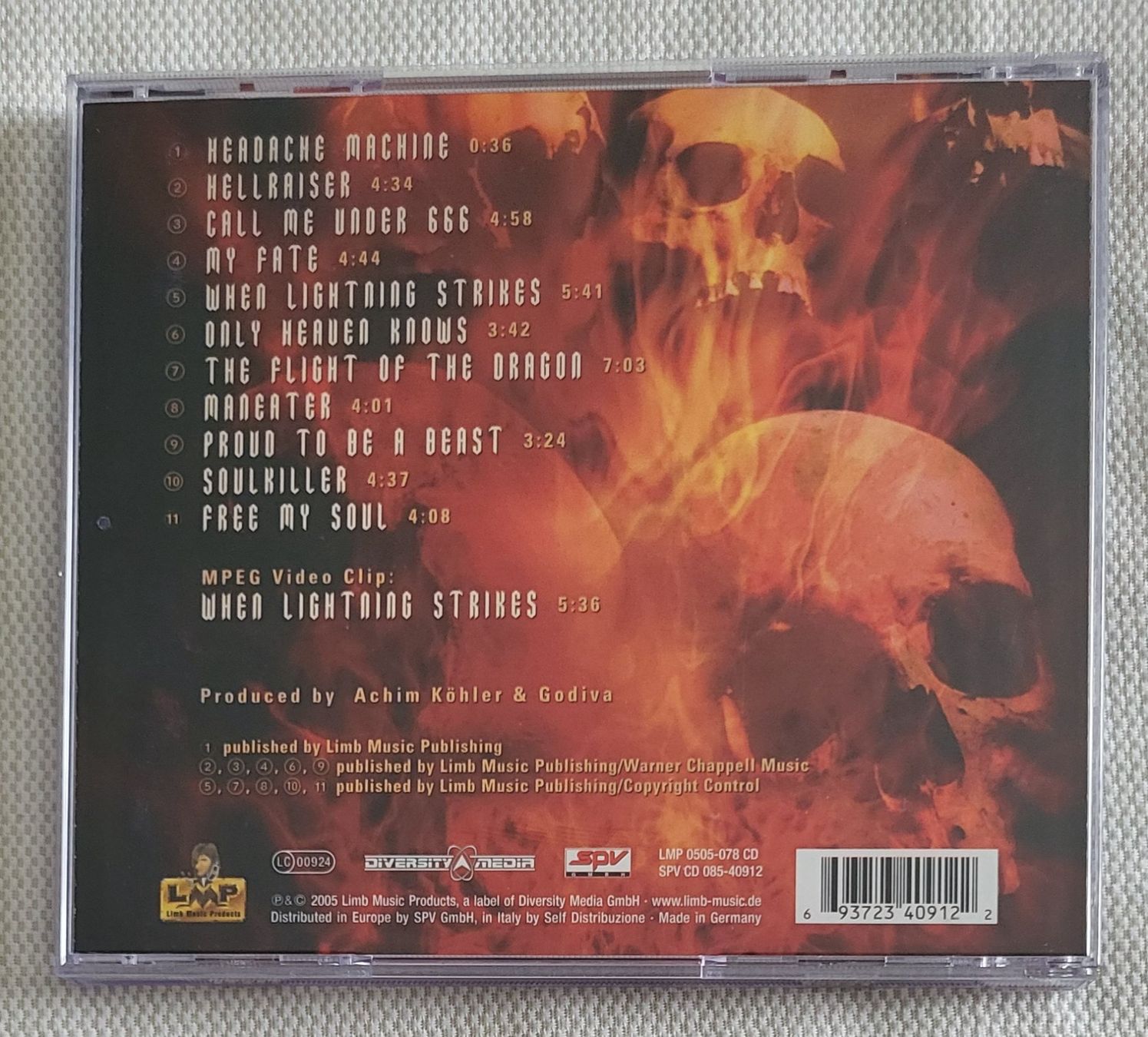 CD: Godiva - Call me under 666 – Usato da Villars-sur-glane venduto da Epsilonhike 1