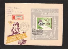 FDC Magyar Posta , 100 Jahre Ungarische Post , 21.Xl.1967