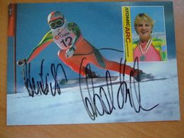 ELISABETH KIRCHLER (AUT) AUTOGRAMMKARTE TOP