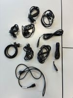 10 Stück schwarze Drucker-Netzkabel ca. 1.9m lang