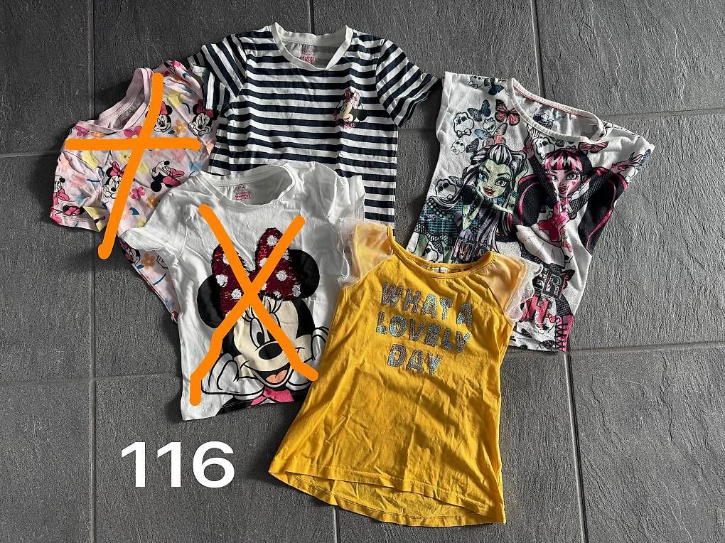 Camicette, T-shirt & Top: 14 T-Shirts Grösse 110 / 116 – Usato da Muri AG venduto da Scorpion84 3