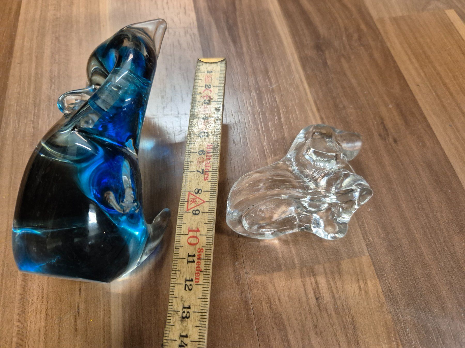 Toutes les décorations: Glasfiguren / Briefbeschwerer Eule und Hund K7 – D'occasion à Schwarzenburg par Flamingo07 1