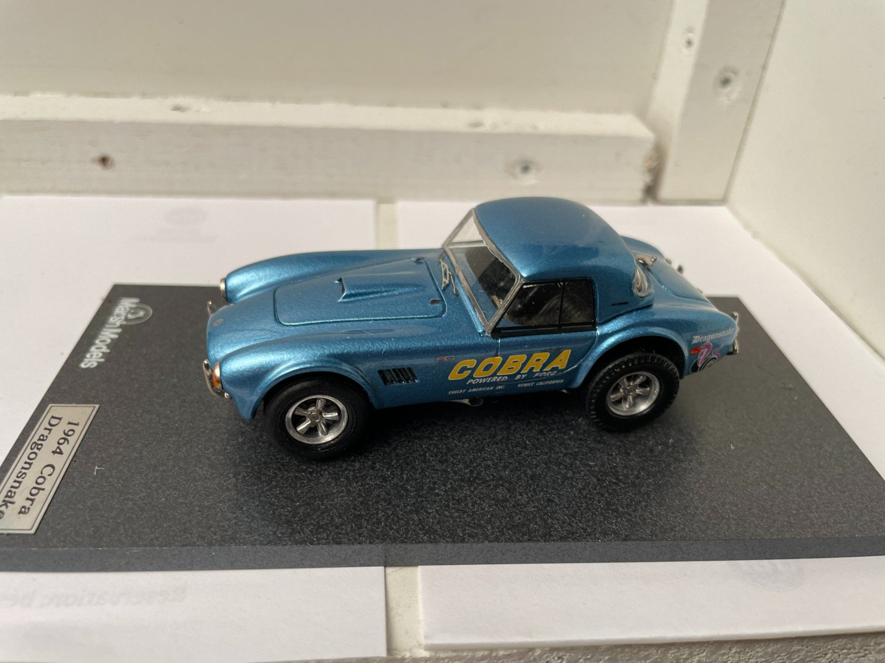 Shelby Collectibles Modellautos: AC Cobra 427 DRAGONSNAKE   Shelby -  Marsh models  1:43 – Neu und originalverpackt aus Wohlen AG von Erelpowerline 1