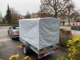 MIETE Anhänger 750 Kg. Blache 1 Tag