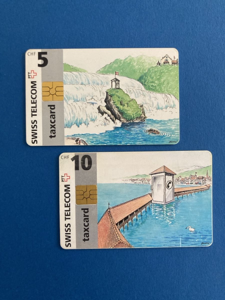 Schede telefoniche: 2 leere Taxcard  – Usato da Schüpfheim venduto da lenny25