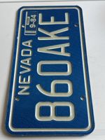 Nummernschild Nevada 8G08 Lake 9-84(I22)