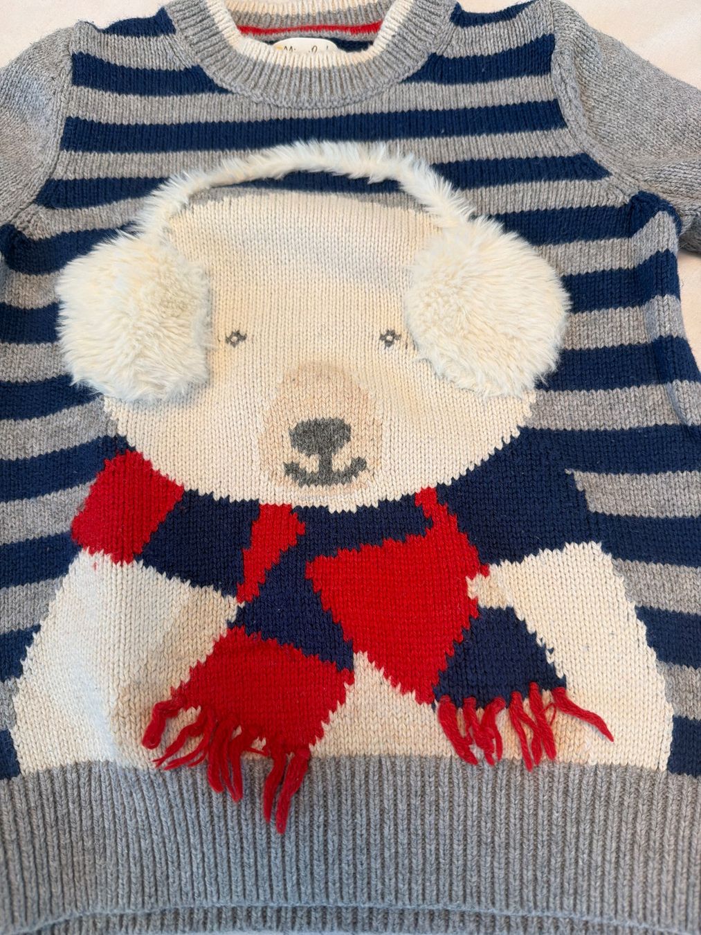 Mini Boden Maglioni & Felpe: Pullover mit Eisbär von Mini Boden Gr. 116 – Nuovo (secondo la descrizione) da Hettlingen venduto da SaMiViJu 1