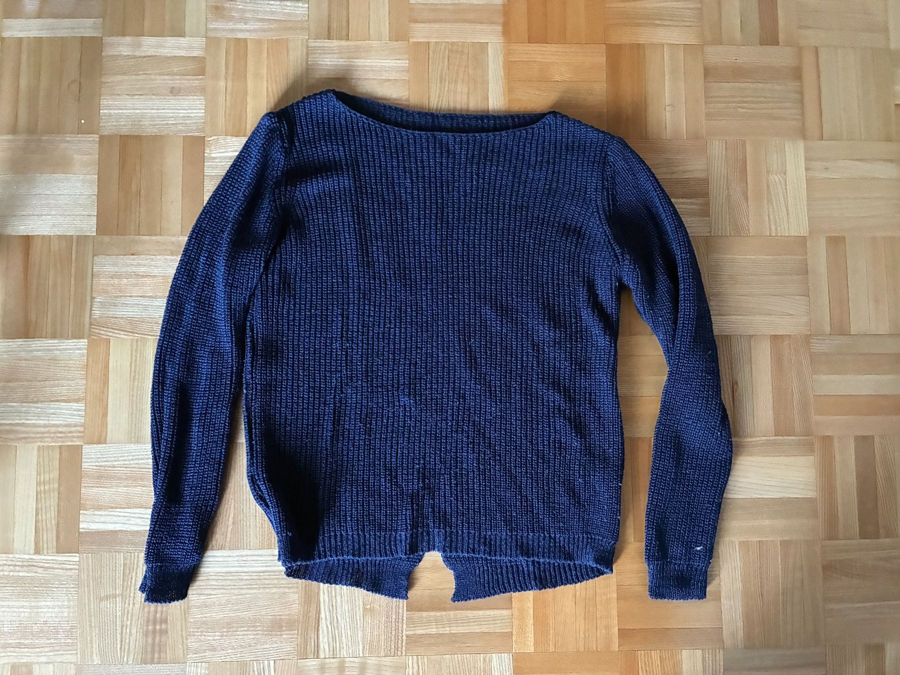 Pullover & Sweatshirts: Damen Pullover dunkelblau grob gestrickt gebraucht – Gebraucht aus Muri AG von 68idefix 1