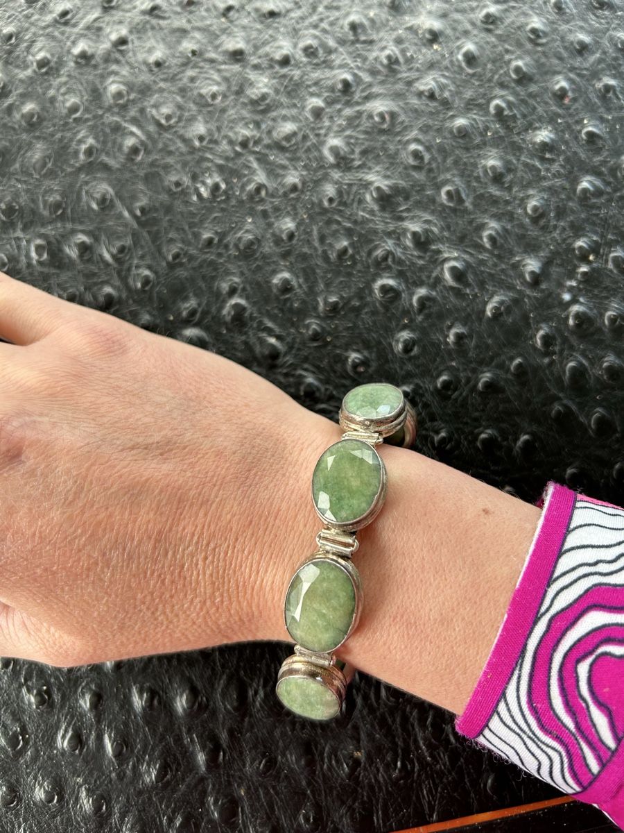 Armbänder & -reifen: Silber 925 Smaragd Armband – Neu (gemäss Beschreibung) aus Birsfelden von Exclusivity 1