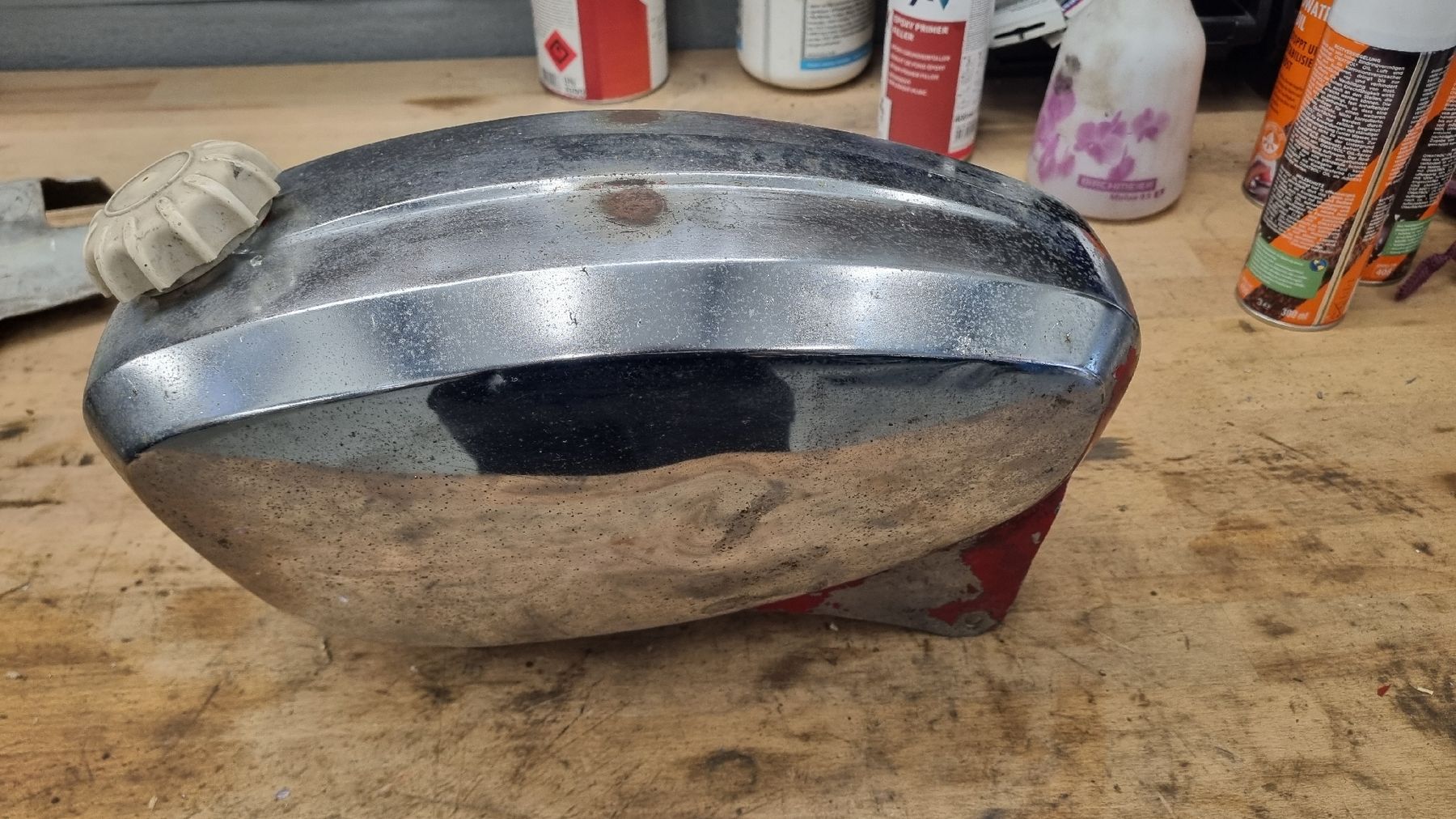 Velux Pièces pour mobylette: Puch Velux Tank – D'occasion à Gams par blackmolly22 1