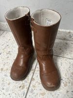 FRIBOO Mädchen Stiefel, Übergang, Gr. 27, Braun ✨
