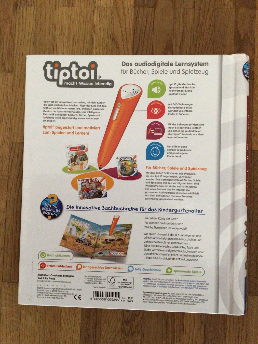 Libri: tiptoi Entdecke die Tiere Afrikas – Usato da Roggwil BE venduto da Worni52 2