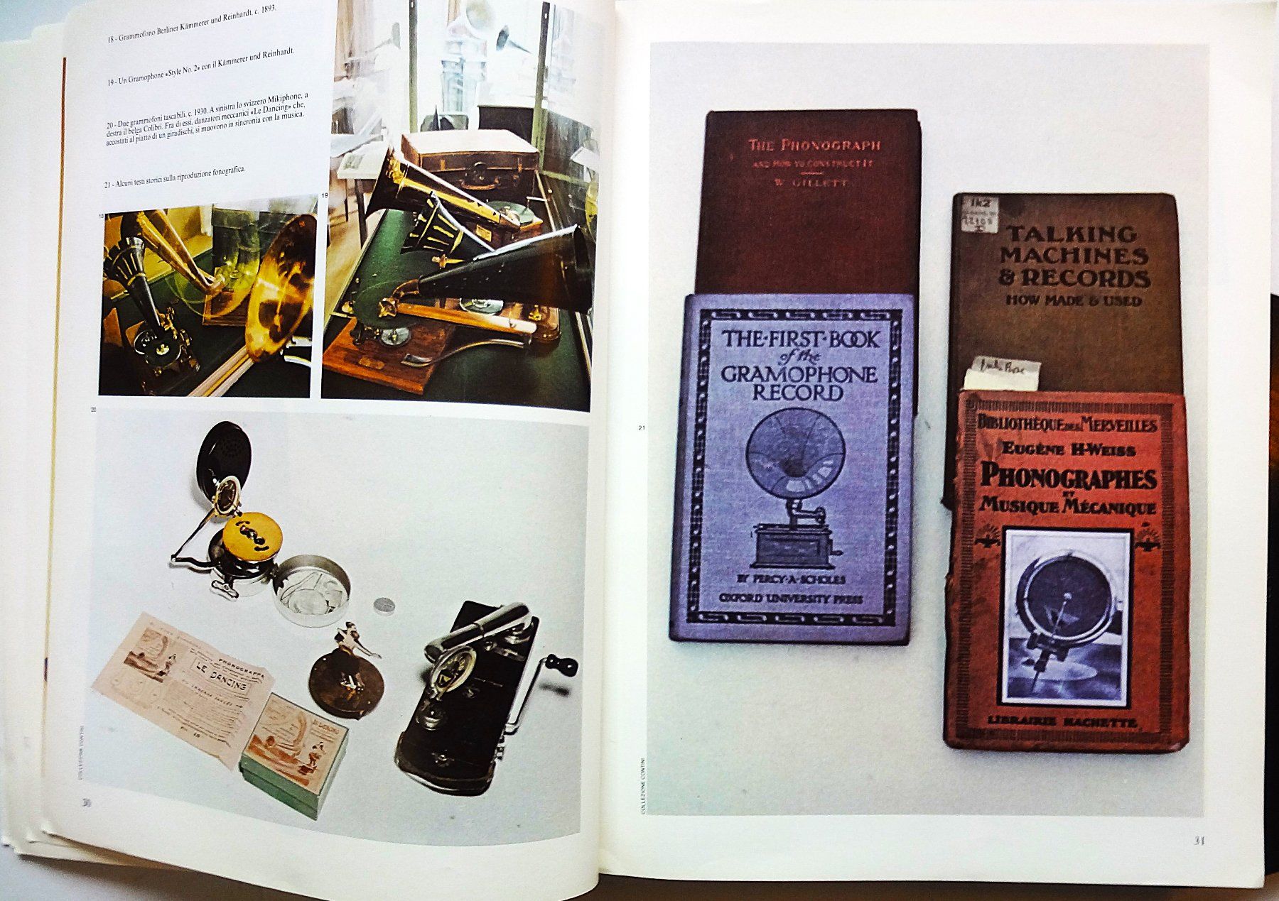 Giradischi: Seltenes Buch über Grammophone & Phonographen – Usato da Hemishofen venduto da Phonomandy 6