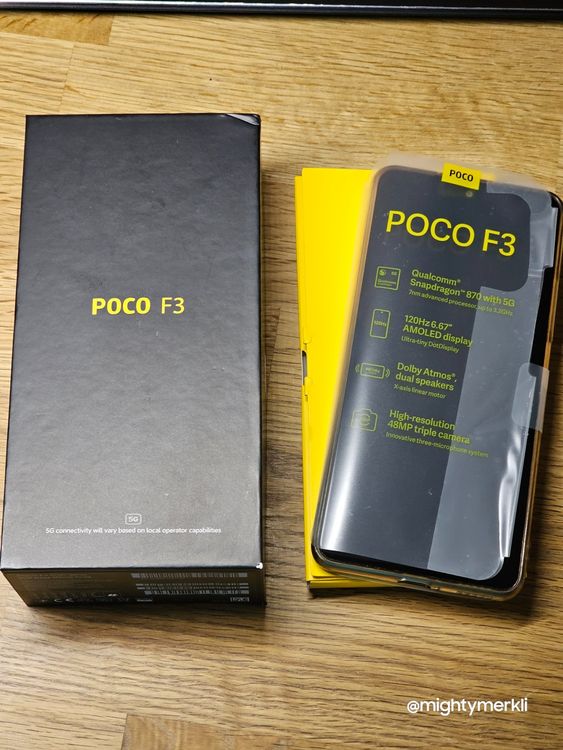 XIAOMI POCO F3, 256 GB 8 RAM Arctic White, Dual SIM, 5G (Gebraucht) in ...