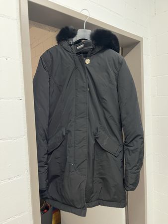 Woolrich Wintermantel Echtfell Kapuze Gr. S