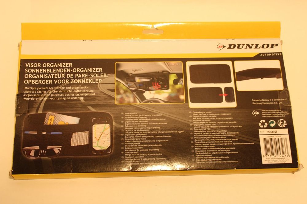 Dunlop Sonnenblenden-Organizer