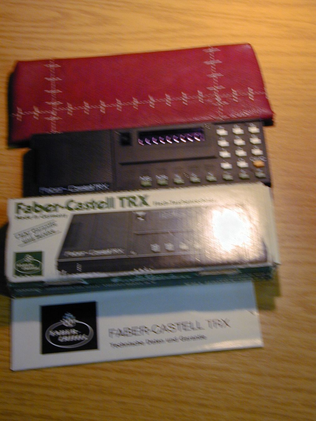 Faber-Castell Calcolatrici tascabili: FABER-CASTELL TASCHENRECHNER SLIM VERSION MOD. TRX – Usato da Oberursel venduto da swinger-ecki 6