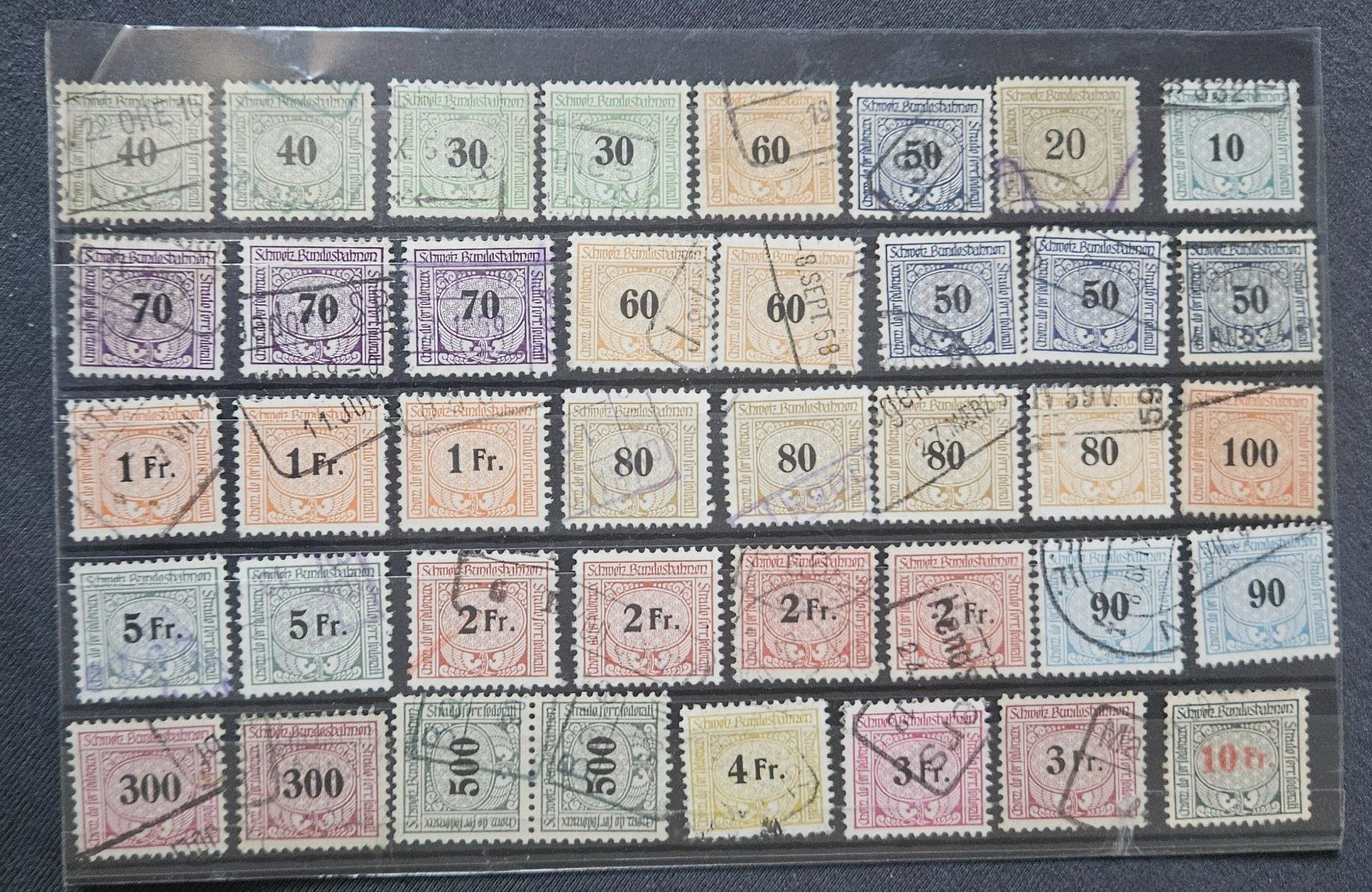 Tutti i francobolli: Eisenbahn Briefmarken – Usato da Aetingen venduto da stewi03